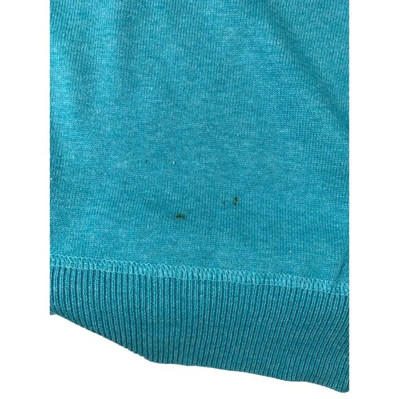 Club Room Mens XXL Turquoise Crewneck Sweater - New With Tags - Picture 7 of 7